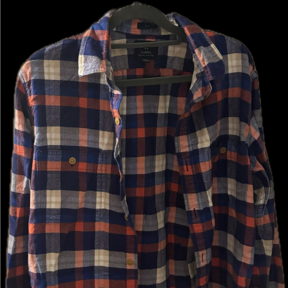 Vintage 90’s Men’s Slim Plaid Shirt
